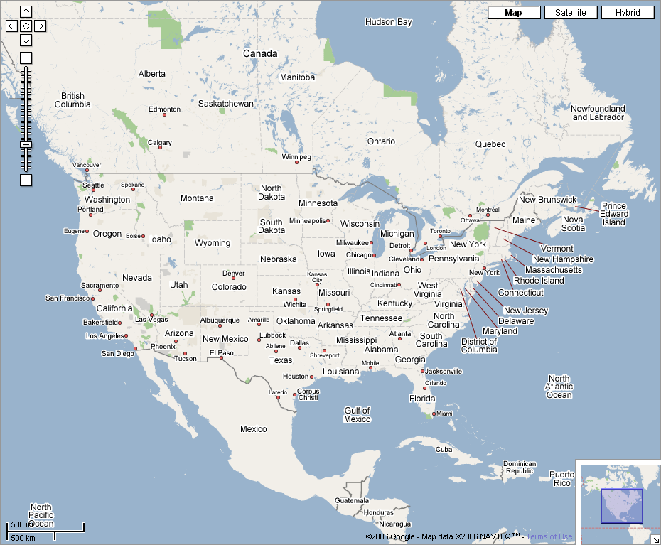  Google Maps USA