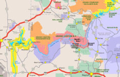 grand canyon area road map Grand Canyon Area Road Map