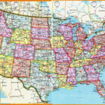 In High Resolution Administrative Divisions Map Of The USA Vidiani