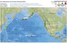 Interactive Map Of Volcanoes And Current Volcanic Activity Alerts In