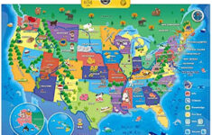 Interactive Talking USA Map For Kids TG660 Push Learn And Discover