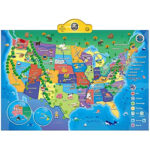 Interactive Talking USA Map For Kids TG660 Push Learn And Discover