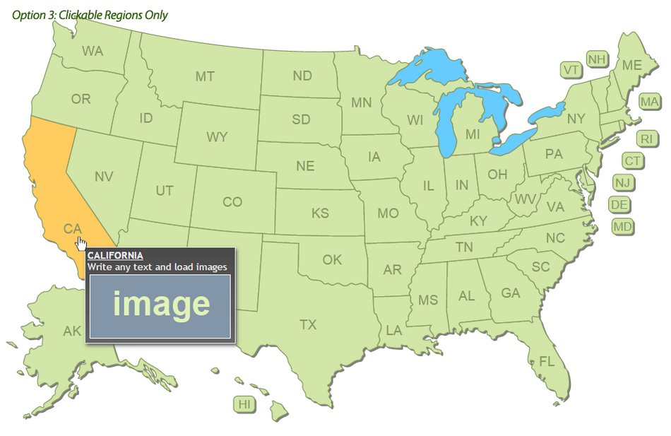 Interactive US Map Clickable States Cities By Art101 CodeCanyon