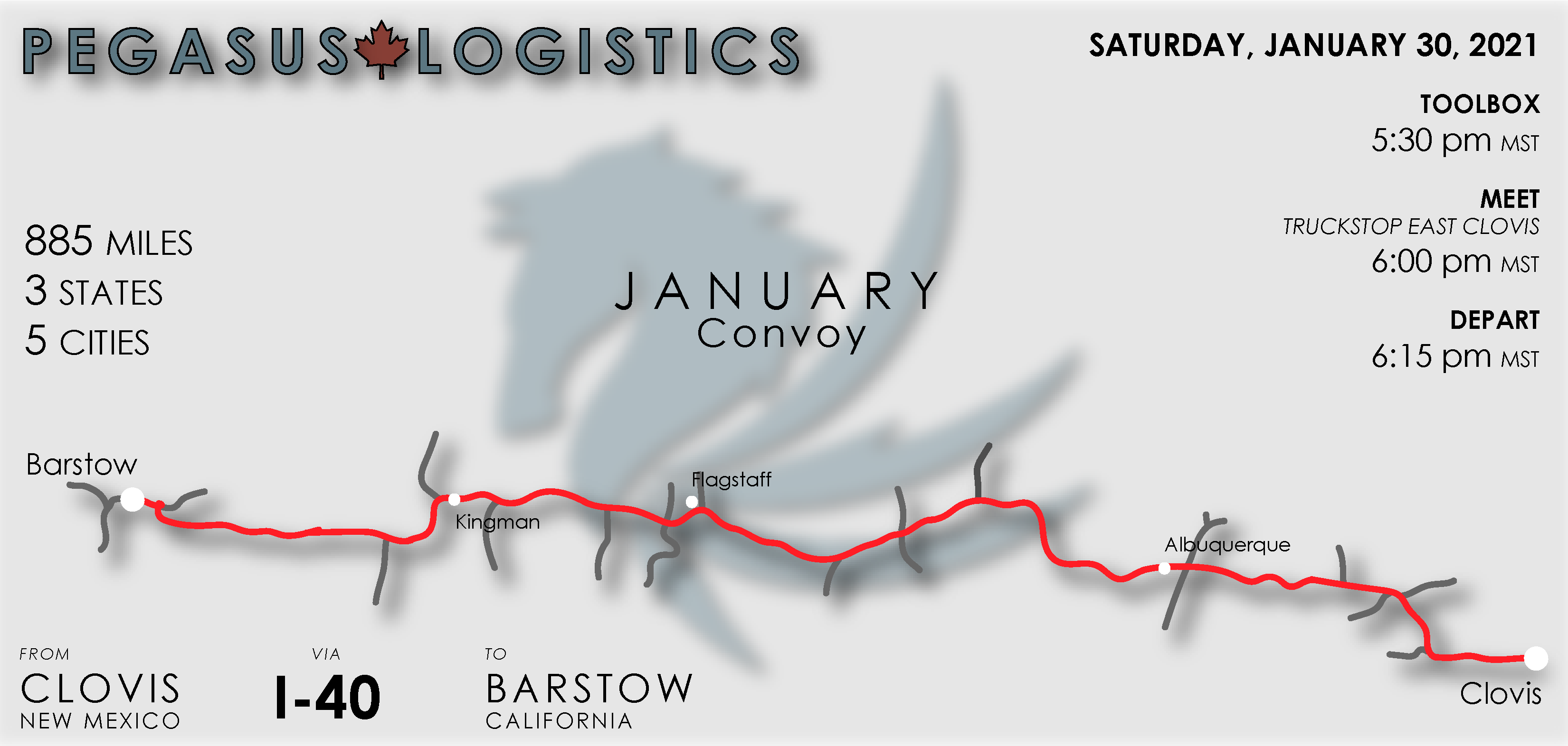 January Convoy Event TruckersMP