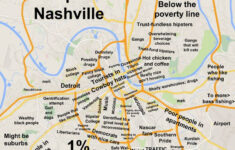 Judgmental Map Of Nashville Nashville Nashville Map Tennessee Map Map