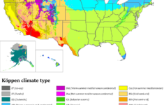 K ppen Climate Classification Map Of The United States Climates Map