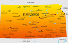 Kansas Map Guide Of The World