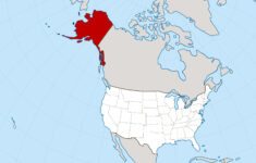 Laminated Map Large Location Map Of Alaska State Poster 20 X 30