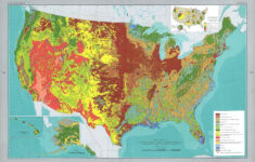Land Use In The United States 1950 map usa