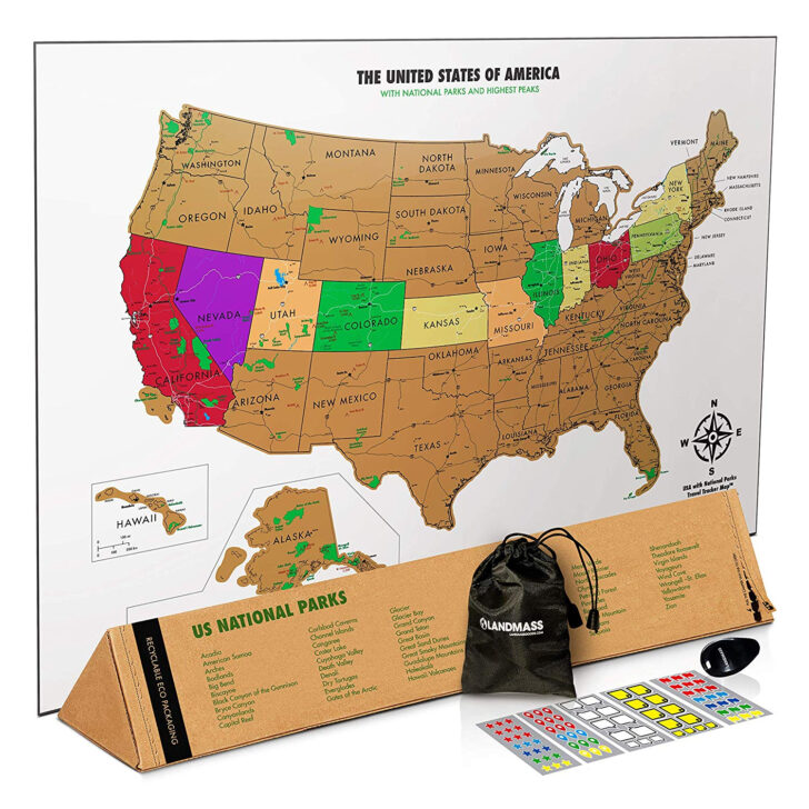 Scratch Off Map Of USA