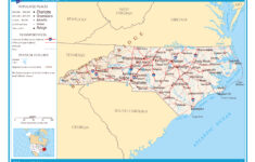 large detailed map of north carolina state north carolina state large Large Detailed Map Of North Carolina State North Carolina State Large