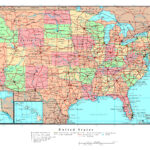 Large Detailed Political And Administrative Map Of The USA With