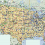 Large Scale Highways Map Of The USA USA Maps Of The USA Maps