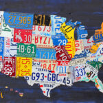 License Plate Art And License Plate Maps By Design Turnpike