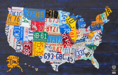 License Plate Art And License Plate Maps By Design Turnpike