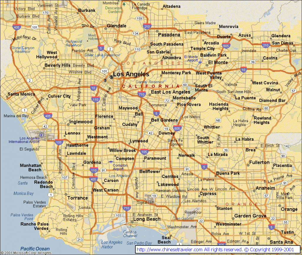 Los Angeles Map ToursMaps