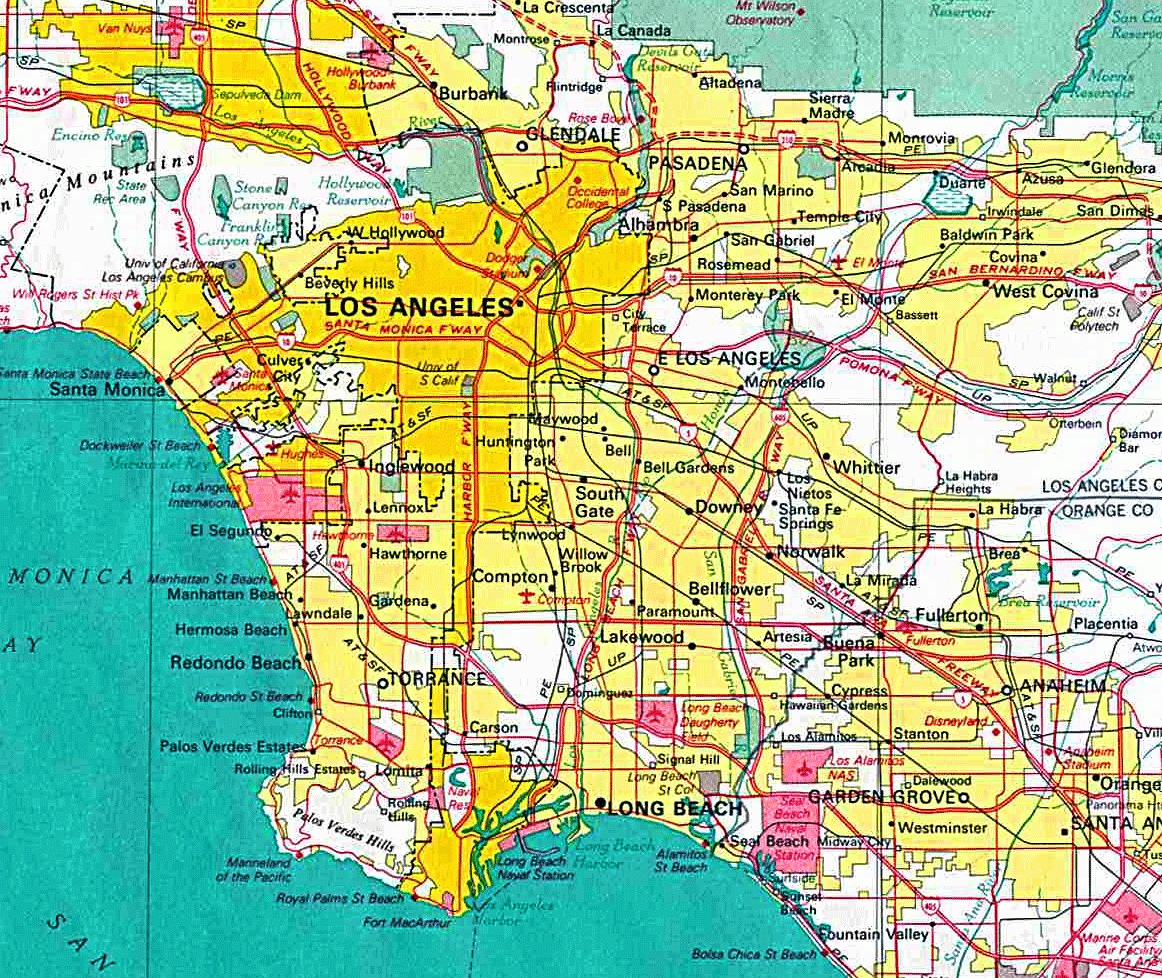 Los Angeles Map ToursMaps