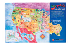 Magnetic USA Map Puzzle Dowling Magnets