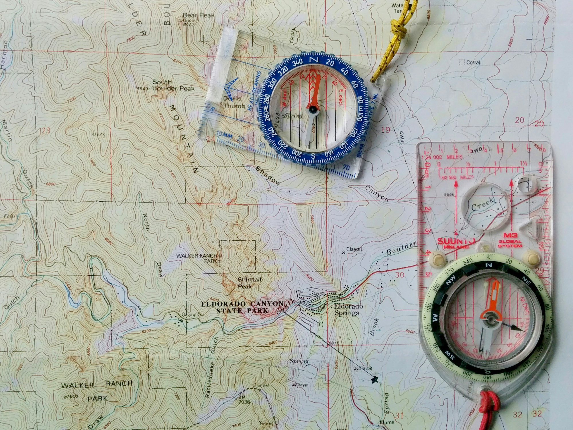 Map Compass Adjust For Declination Orient The Map