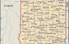 Map Indiana State Capitol