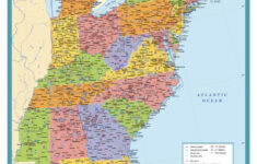 Map Of East Coast USA States With Cities Map United States Printable