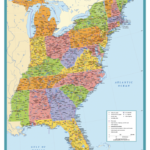 Map Of Eastern United States Printable Interstates Highways Weather