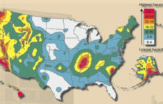 Map Of Fault Lines In USA Prepared For Survival Food Storage