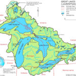 Map Of Great Lakes With Rivers