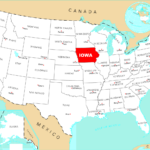 Map Of Iowa State Map Of USA United States Maps
