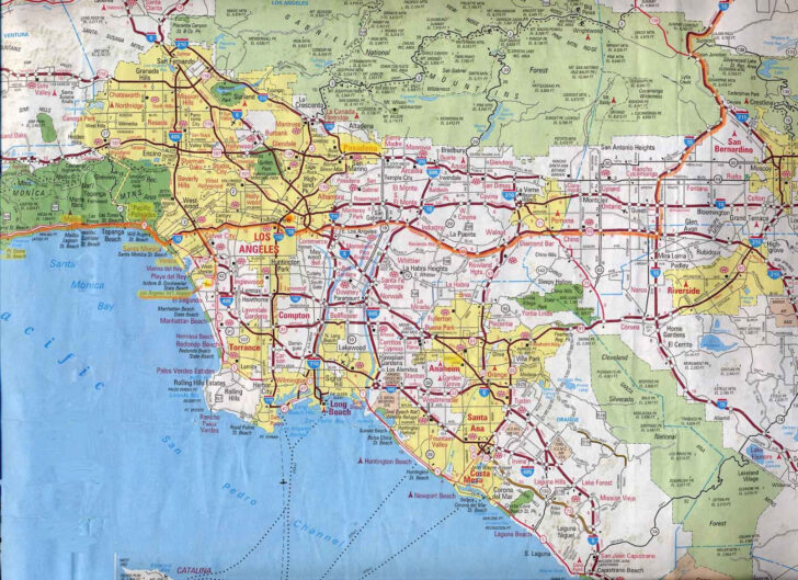 Los Angeles Map USA