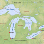 Map Of Michigan And The Great Lakes Secretmuseum