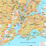 Map Of New York City In United States Welt Atlas De