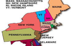 Map Of Northeast Region Of United States Usa Map 2018