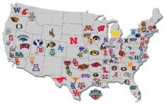 Map Of The Day US College Hoops Map Via NissanUltimateAcces