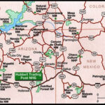 Map Of The Four Corners States Four Corners Arizona Places To Go