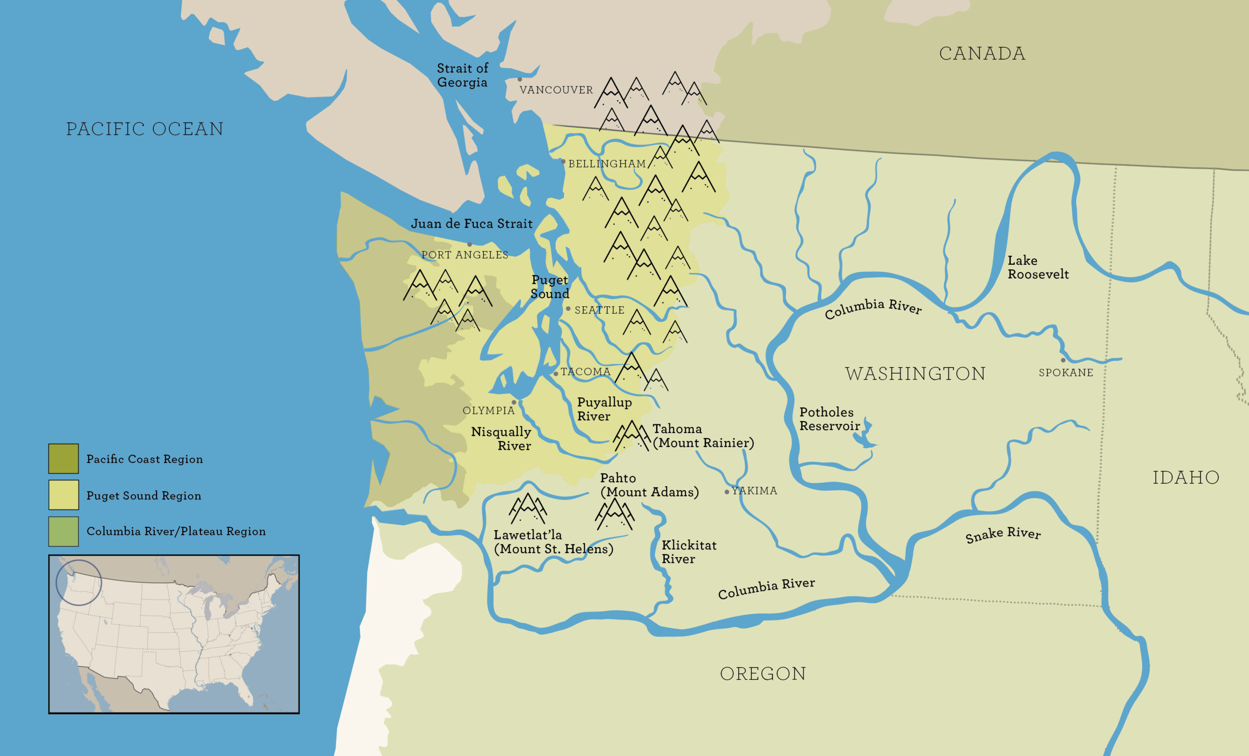 Map Of The Pacific Northwest Maps For You Scaled 