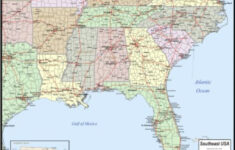 Map Of The Southeast Region Of The United States Printable Map