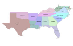 Map Of The Southeast Region Of The United States Printable Map