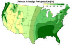 map of the wettest places in the usa Map Of The Wettest Places In The USA