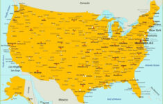 map of u s with cities 9 Map Of U S With Cities