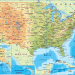Map Of United States The USA General Map Region Of The World