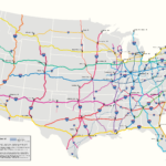 Map Of US Interstate Highways Highway Map Map Us Map