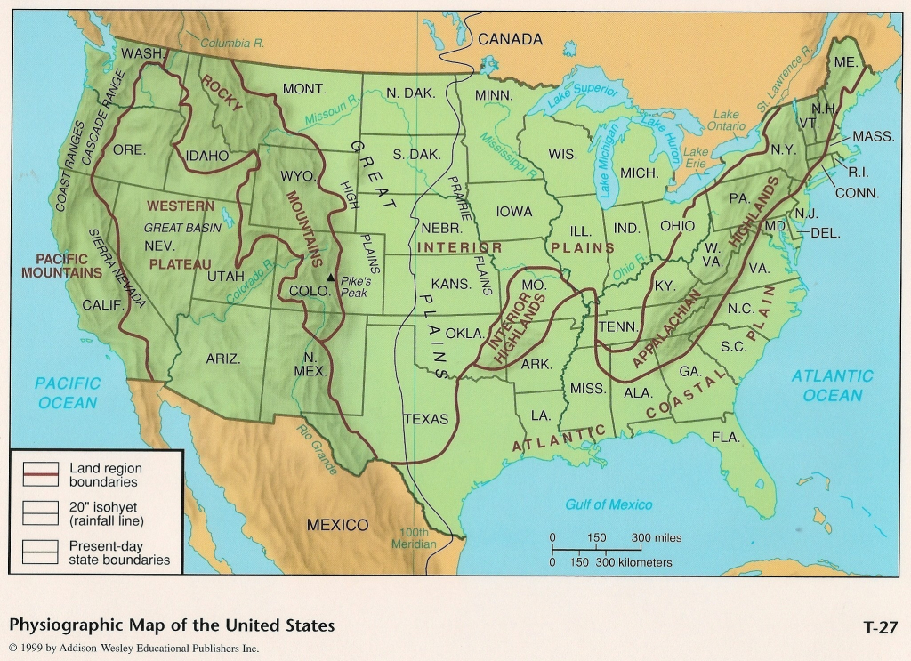 Map Of Us Rivers And Mountains Us Physical Map Unique Us Physical 