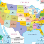 Map Of US States With Abbreviations Us State Map United States Map