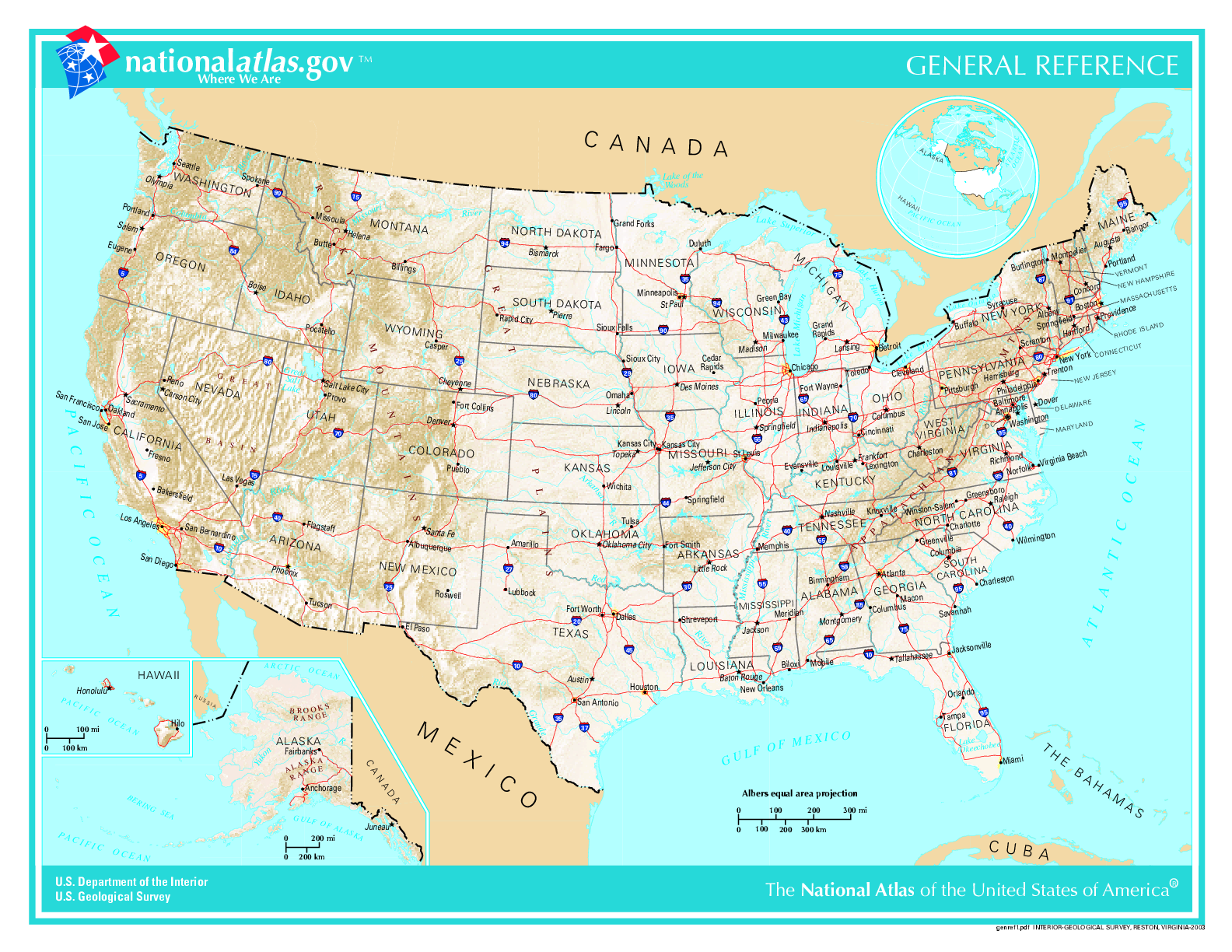 Map Of USA States And Cities Worldofmaps Online Maps And 