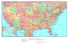 Map Of Usa With Highways States And Cities Kinderzimmer 2018