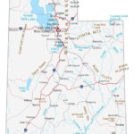 Map Of Utah Cities And Roads GIS Geography
