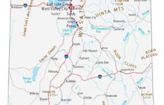 Map Of Utah Cities And Roads GIS Geography