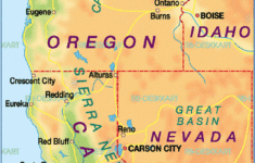 Map Of West Coast USA Region In United States USA Welt Atlas de