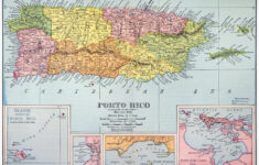 Map Puerto Rico 1900 Nmap Of Puerto Rico Printed In The United States